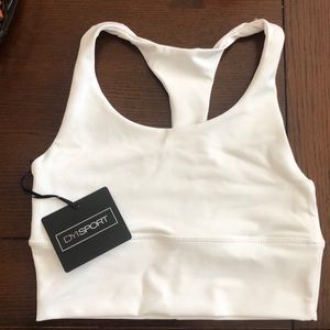 White DYI Sports Bra
